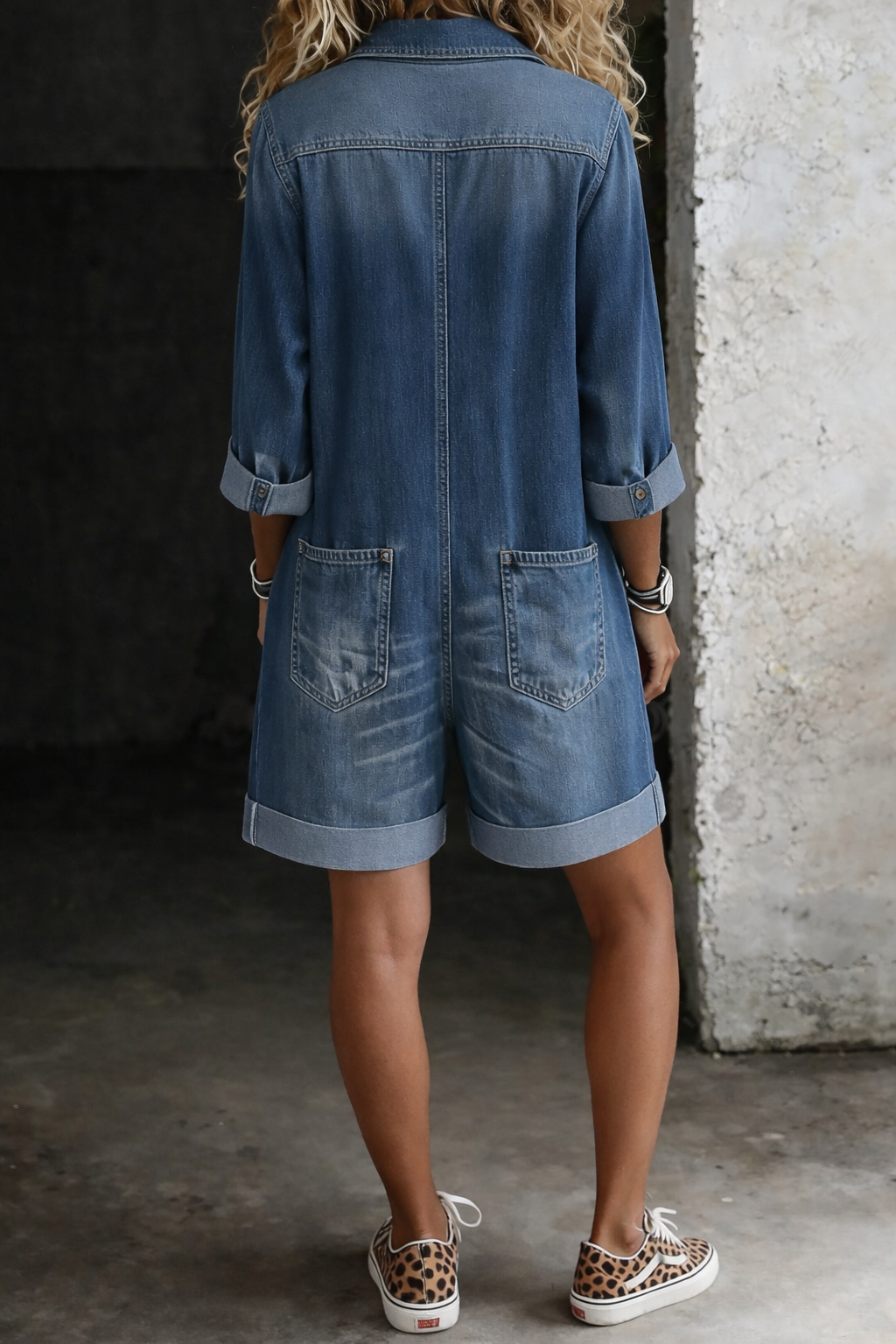 Nora | Casual korte overall