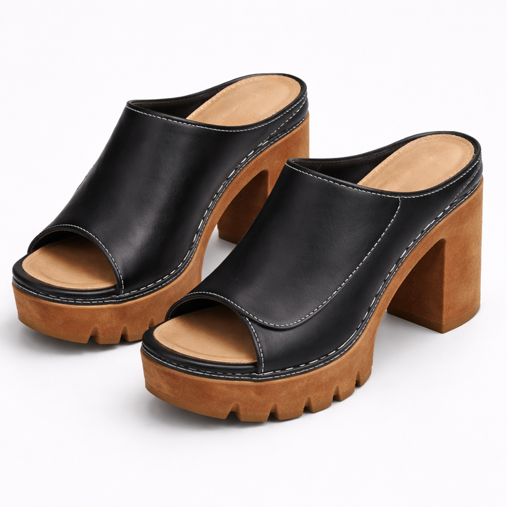 Orélianne | Mules Hiel Stabiel Comfort