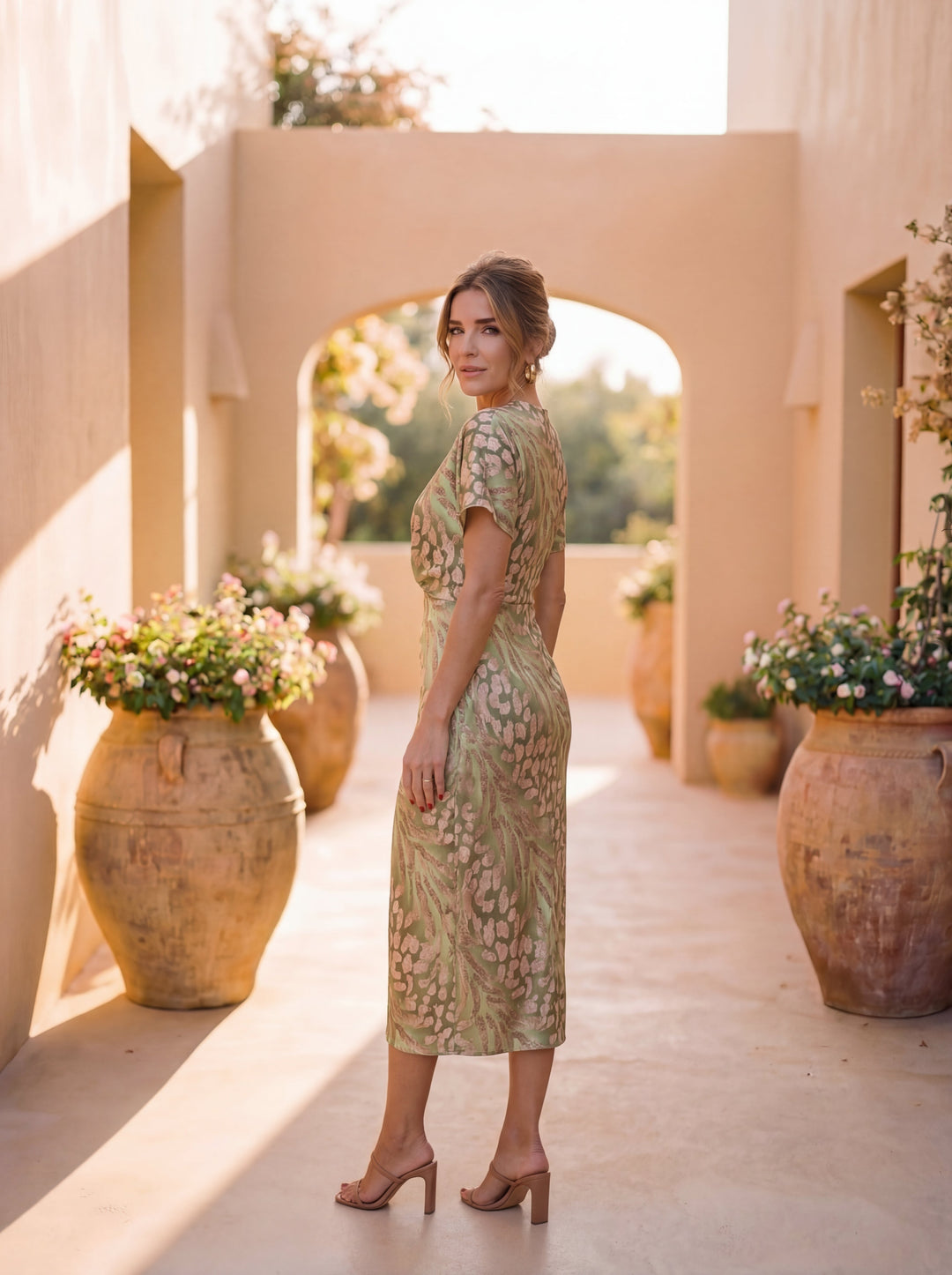 Antonella | Elegante jurk van lichte en vloeiende stof