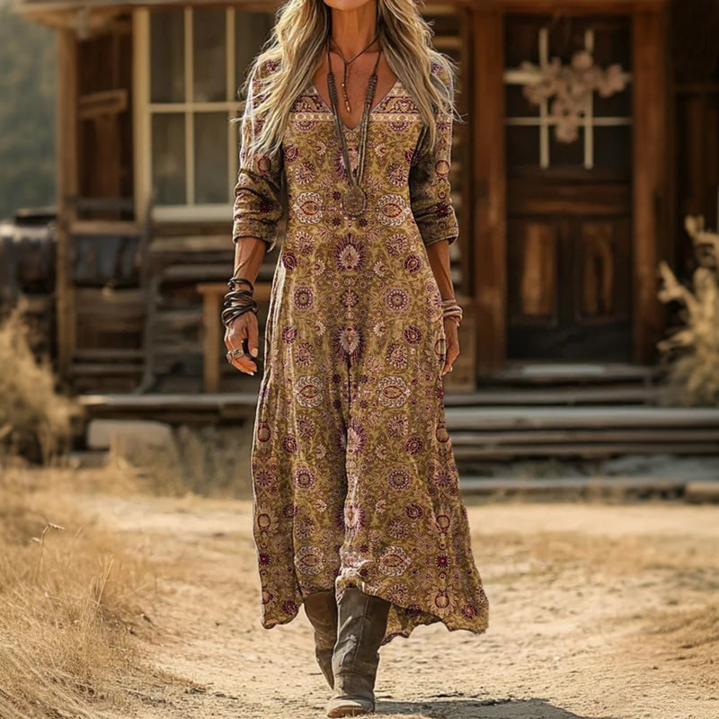 Rozelien | Bohemien Maxi-jurk