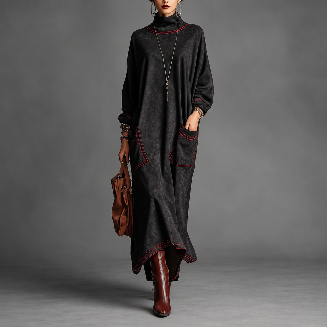 Dora | Elegante Suède Jurk
