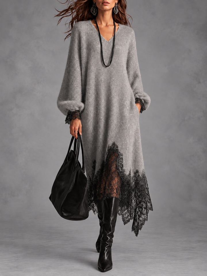 Mireille | Casual glitter jurk