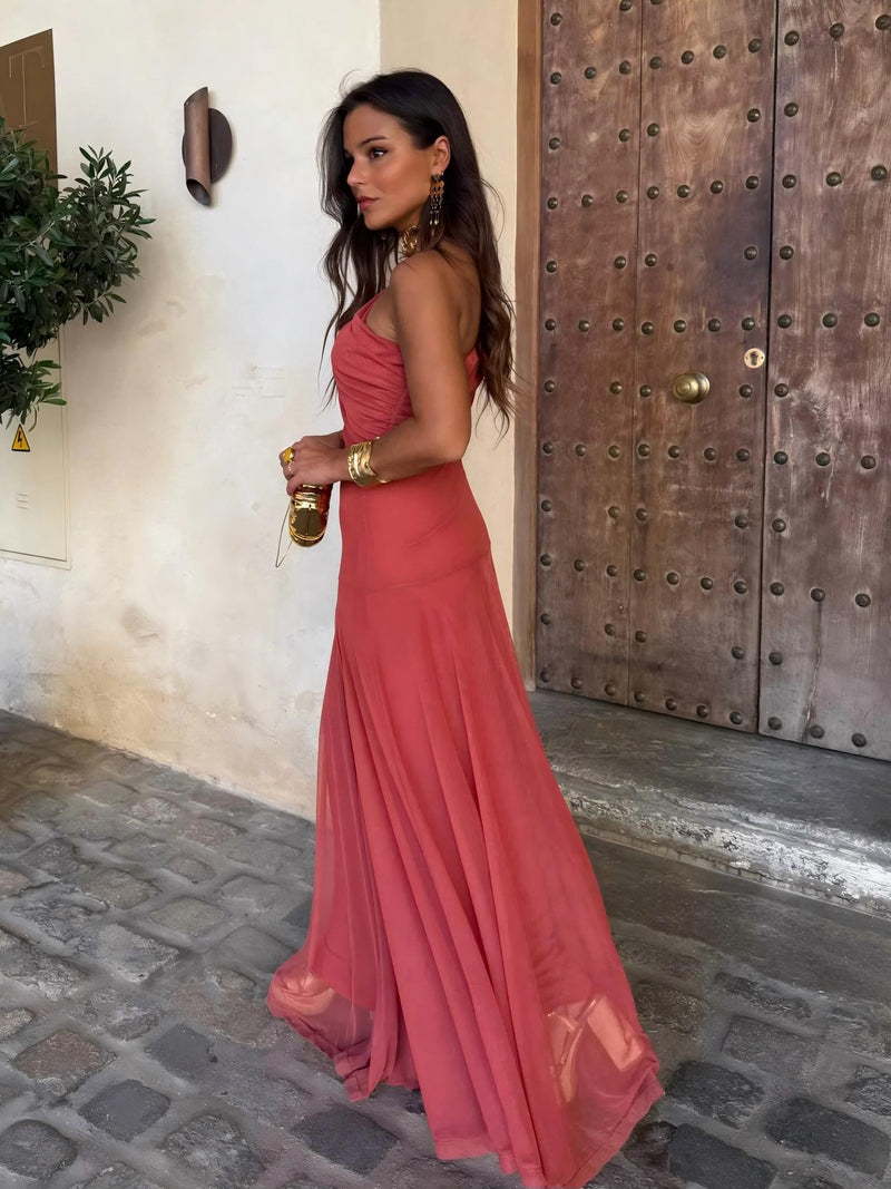 Camila | Elegante Maxi Jurk Mesh