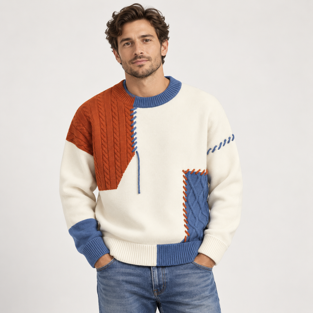 Arty Patch Sweater