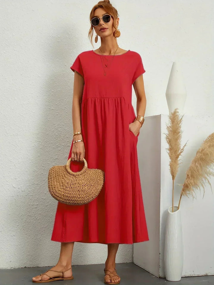 Gabrielle | Midi-jurk met tijdloze elegantie