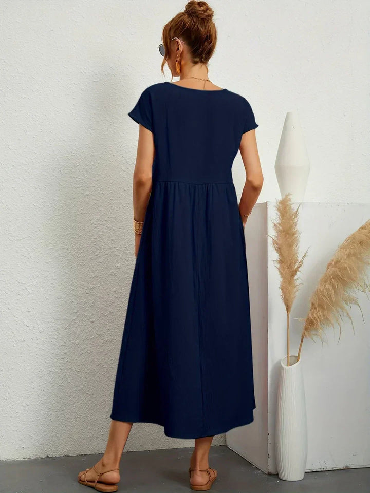 Gabrielle | Midi-jurk met tijdloze elegantie