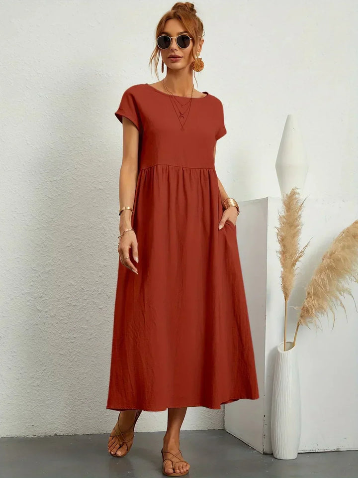Gabrielle | Midi-jurk met tijdloze elegantie