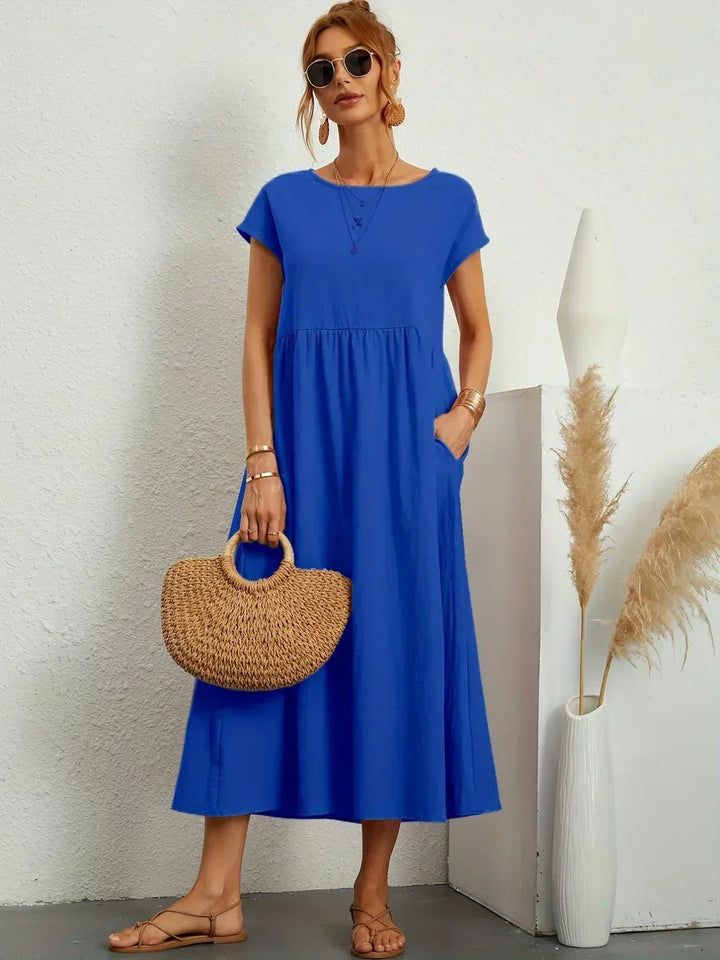 Gabrielle | Midi-jurk met tijdloze elegantie