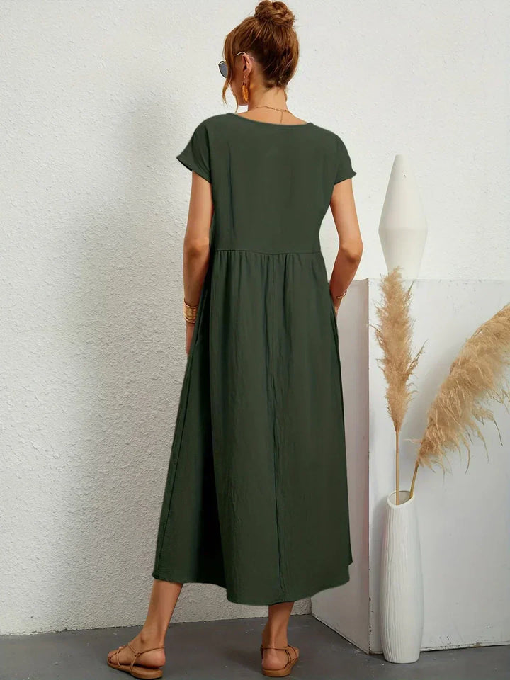 Gabrielle | Midi-jurk met tijdloze elegantie