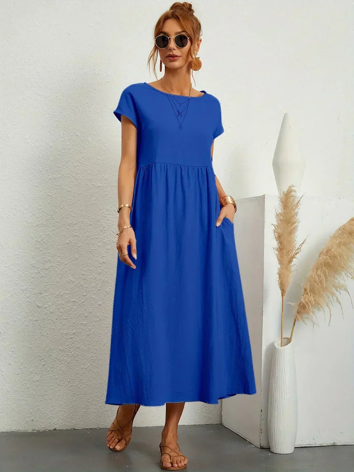 Gabrielle | Midi-jurk met tijdloze elegantie