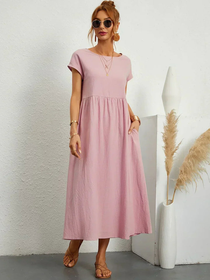 Gabrielle | Midi-jurk met tijdloze elegantie