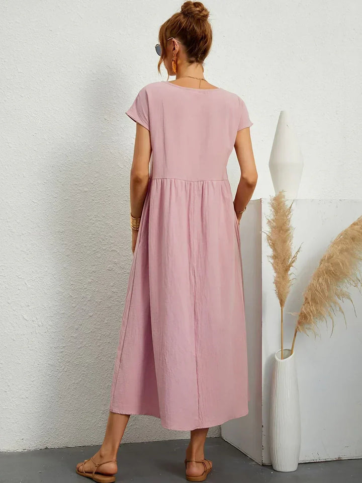 Gabrielle | Midi-jurk met tijdloze elegantie