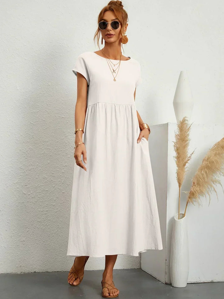 Gabrielle | Midi-jurk met tijdloze elegantie
