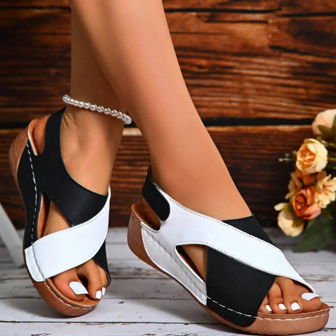 Nicole comfortabele open teen sandalen