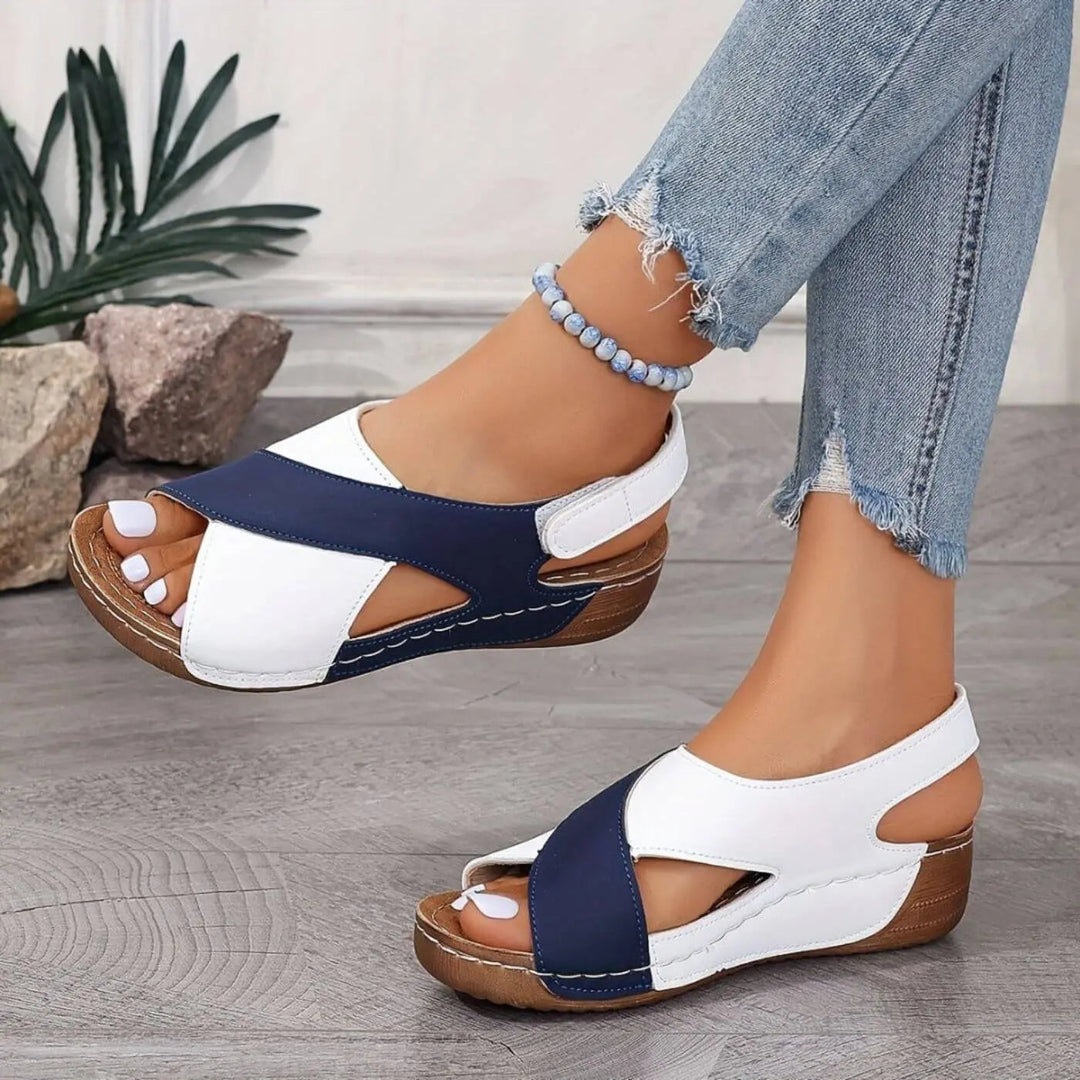 Nicole comfortabele open teen sandalen