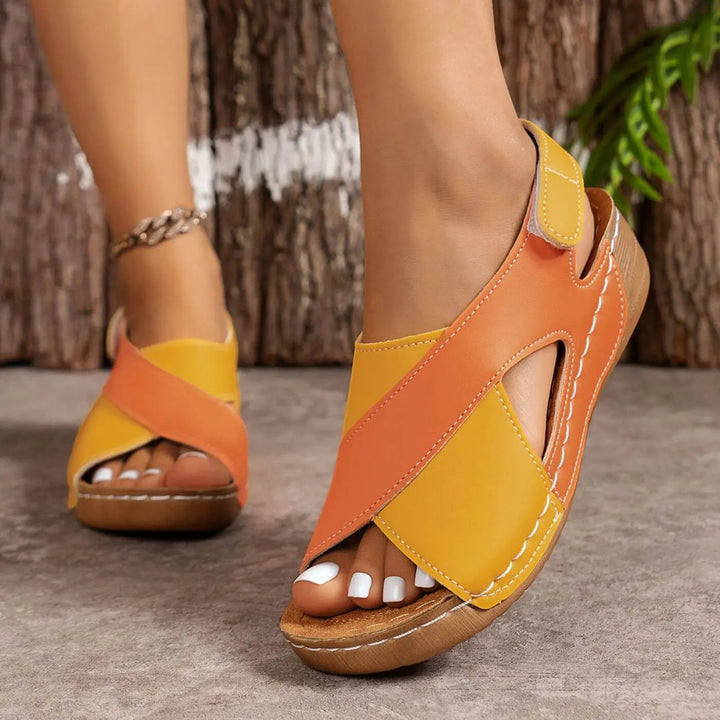 Nicole comfortabele open teen sandalen