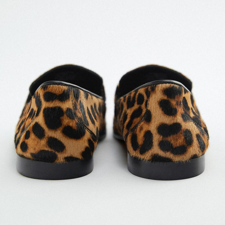 Adrianna™ | Elegante luipaard mocassins