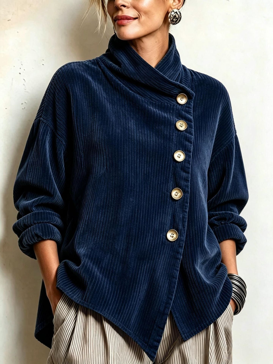 Colette | Ribfluwelen Trui