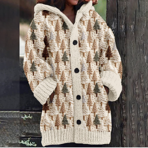 Suzanne | Feestelijk Warm Vest met Capuchon