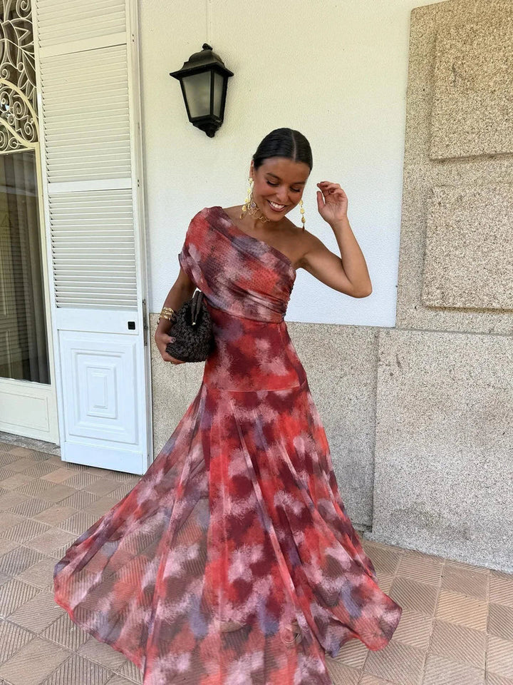 Camila | Elegante Maxi Jurk Mesh