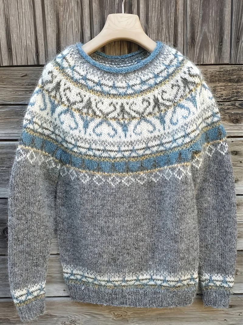 Karin | Warme trui met zachte winterdetails