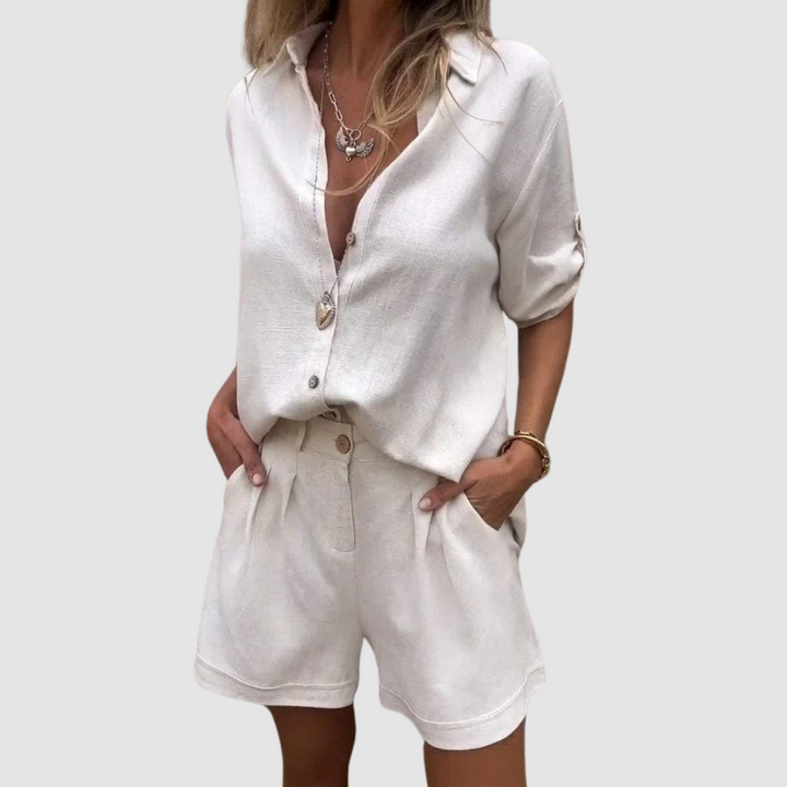 Alba™ Zomer Set | Lichtgewicht Top en Relaxed Broek