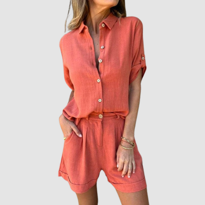 Alba™ Zomer Set | Lichtgewicht Top en Relaxed Broek