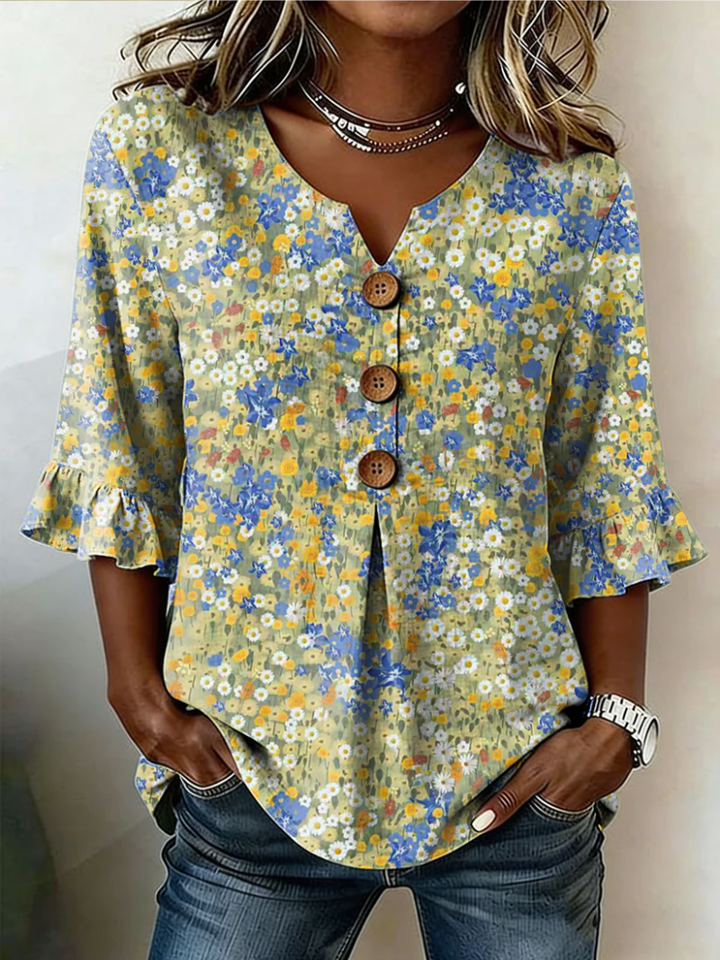 Noa – Blouse met V-hals