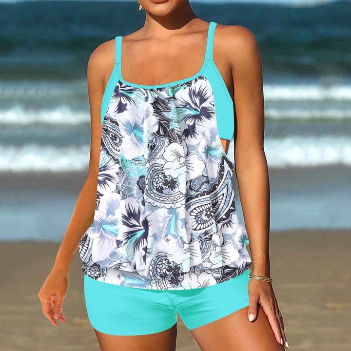 Barbara™ | Tankini met elegante oceaanprint