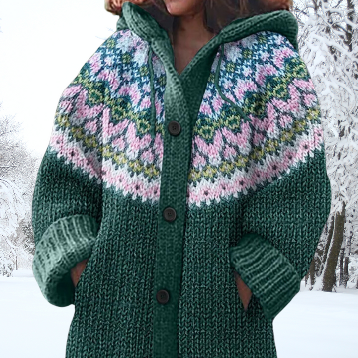Trudy | Sfeervol Vest met Capuchon