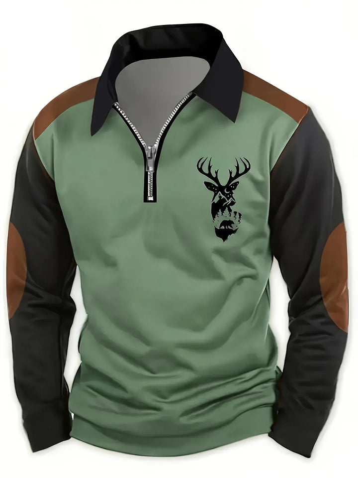 Outdoor Herfstshirt Met Lange Mouwen