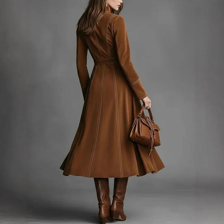 Lisa | Elegante Suède Winter Jurk