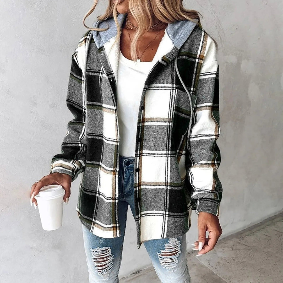 Gevoerde Overshirt met Capuchon Élise