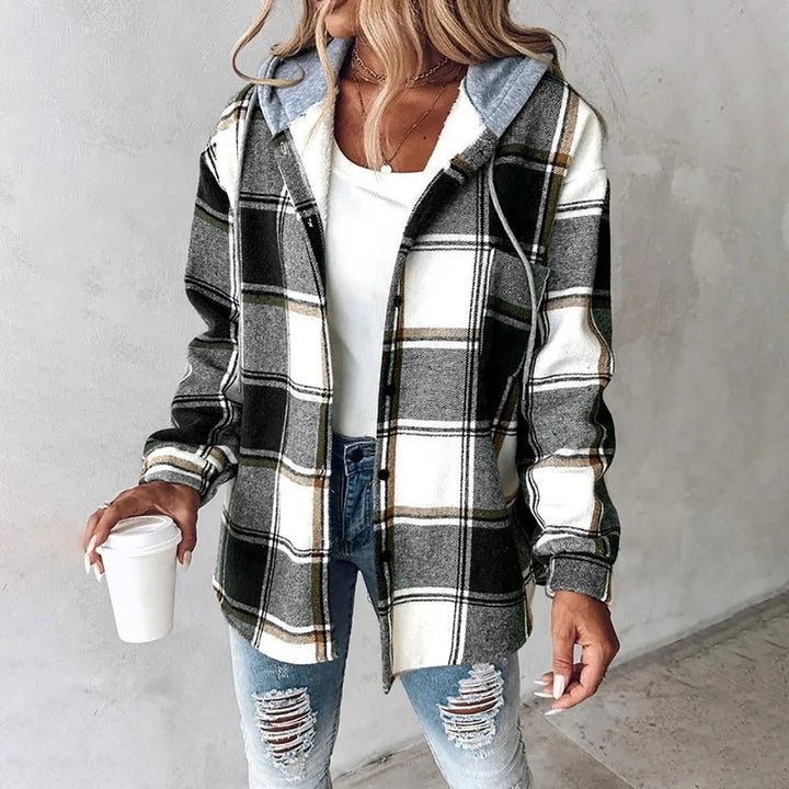 Gevoerde Overshirt met Capuchon Élise