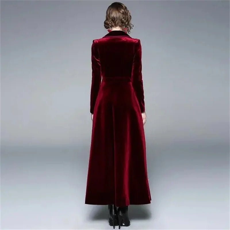 Séraphine | Lange velvet mantel