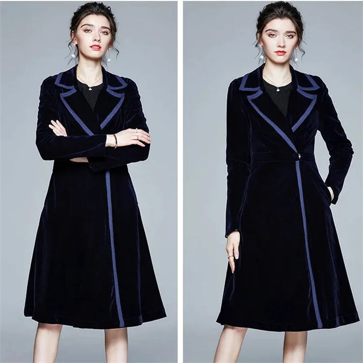 Séraphine | Lange velvet mantel