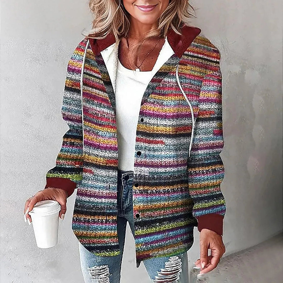 Gevoerde Overshirt met Capuchon Élise