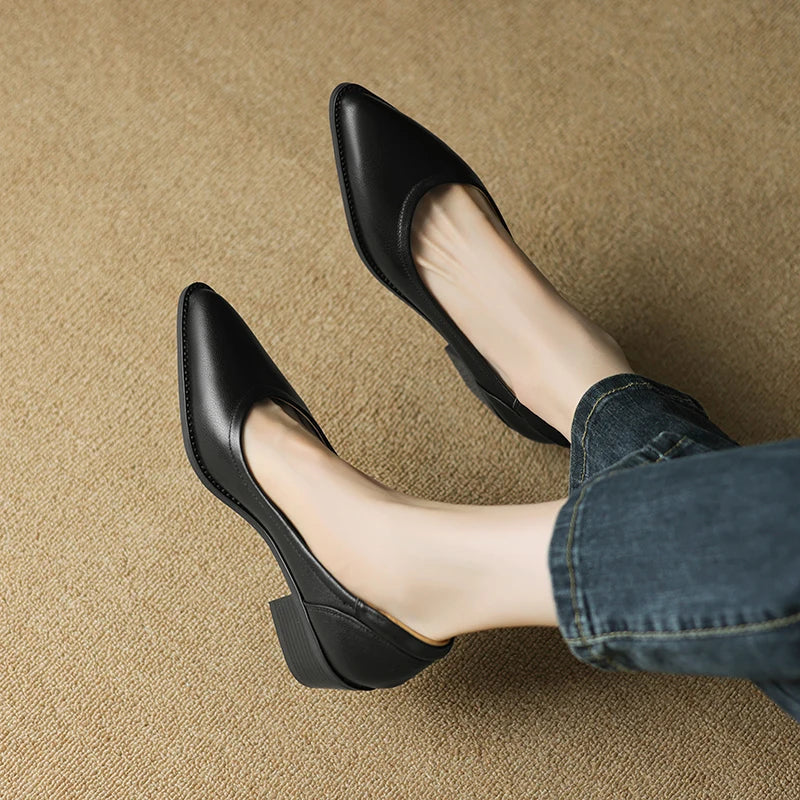 Michela | Elegante Mid-Hak Schoenen