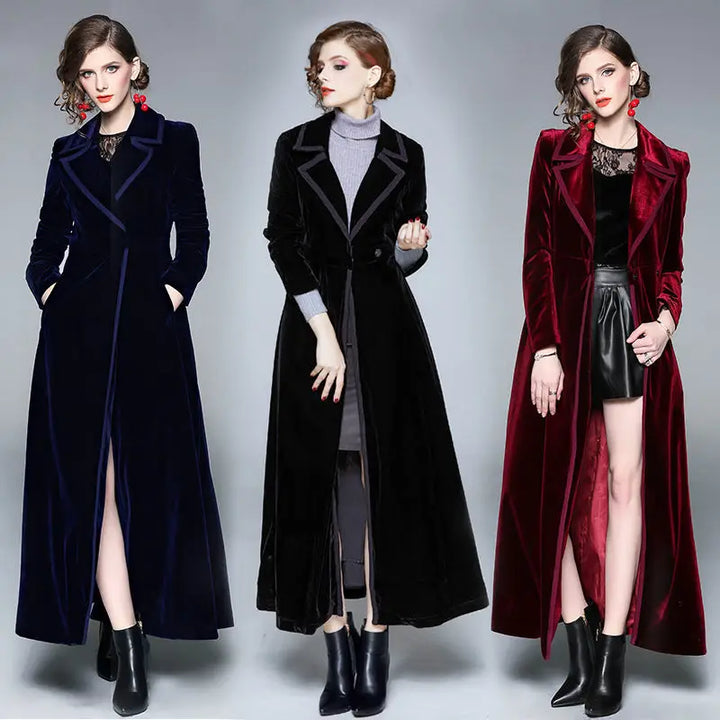 Séraphine | Lange velvet mantel