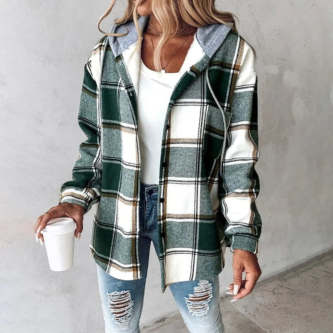 Gevoerde Overshirt met Capuchon Élise