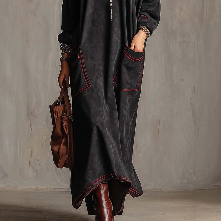 Dora | Elegante Suède Jurk