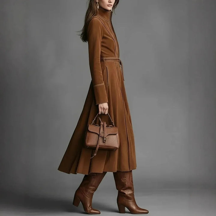 Lisa | Elegante Suède Winter Jurk