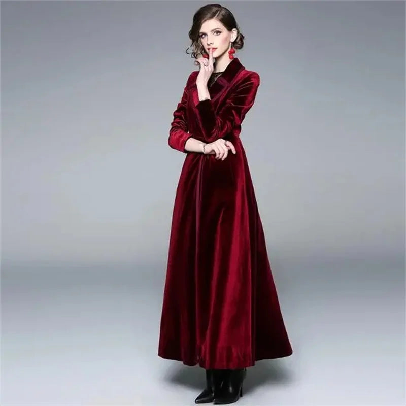 Séraphine | Lange velvet mantel