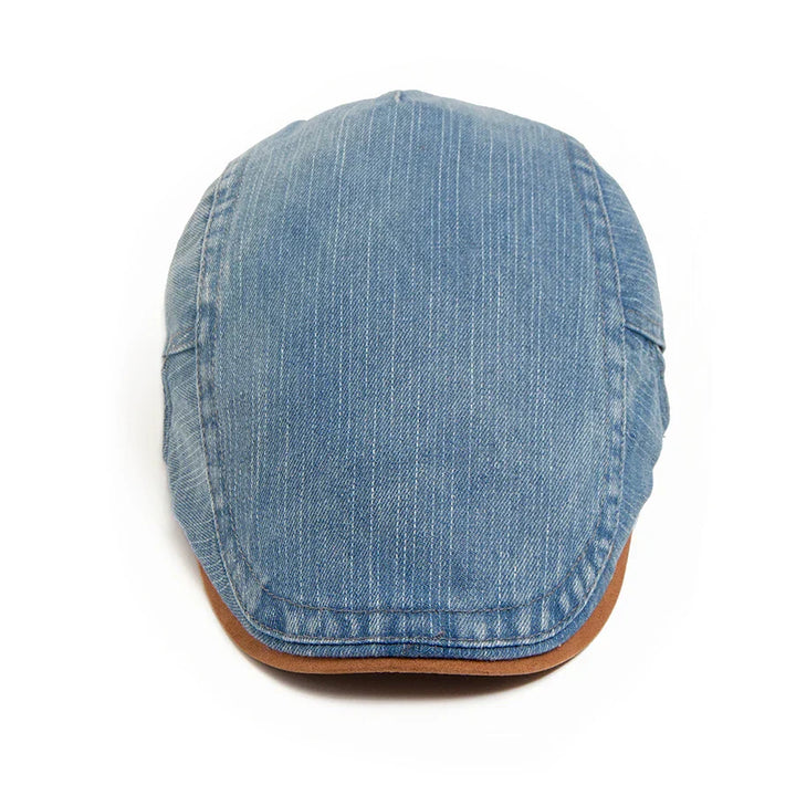 Bloom™ | Premium Denim Flat Cap – Tijdloze Stijl & Dagelijks Comfort