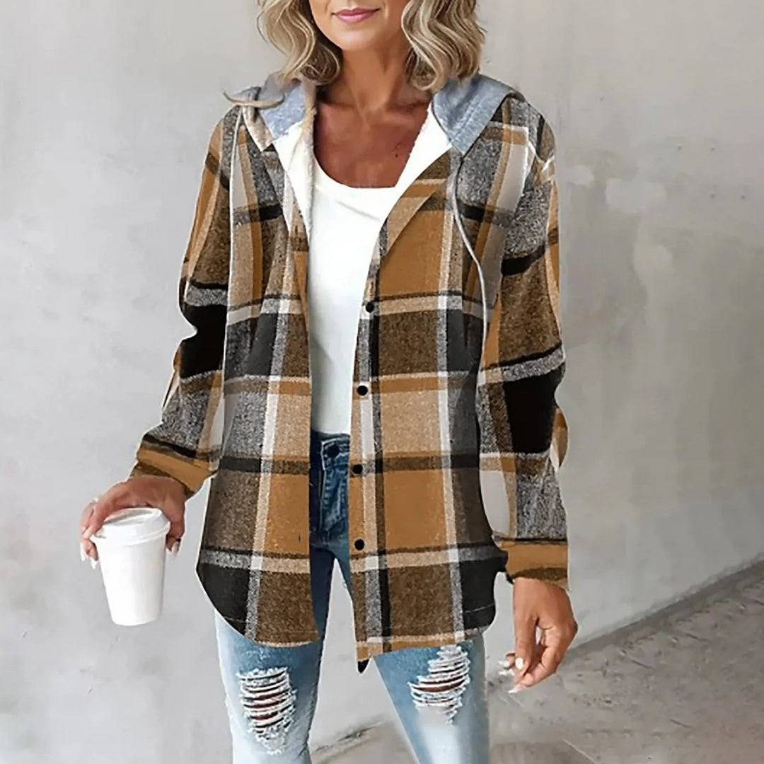 Gevoerde Overshirt met Capuchon Élise