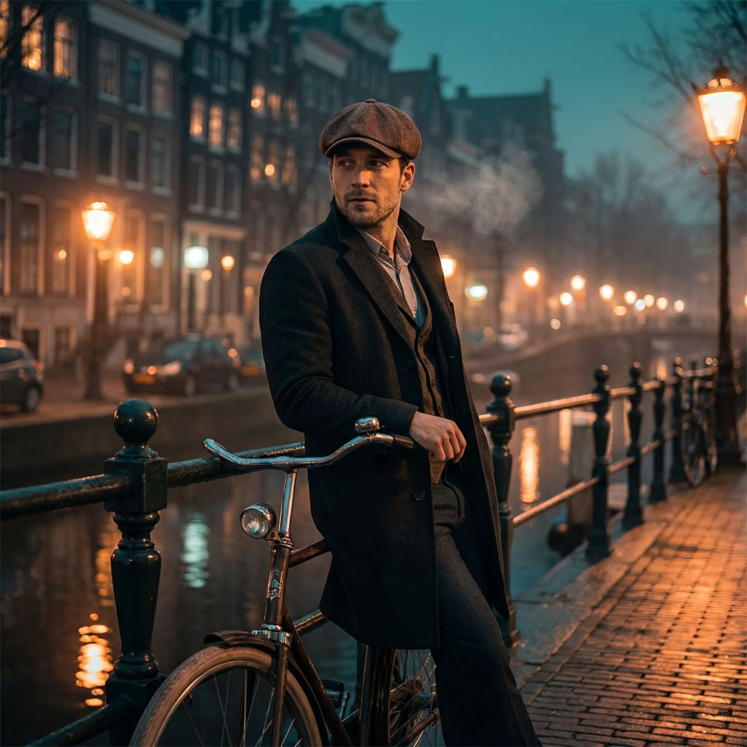 Shelby vintage flat cap | Klassieke newsboy pet in retro stijl