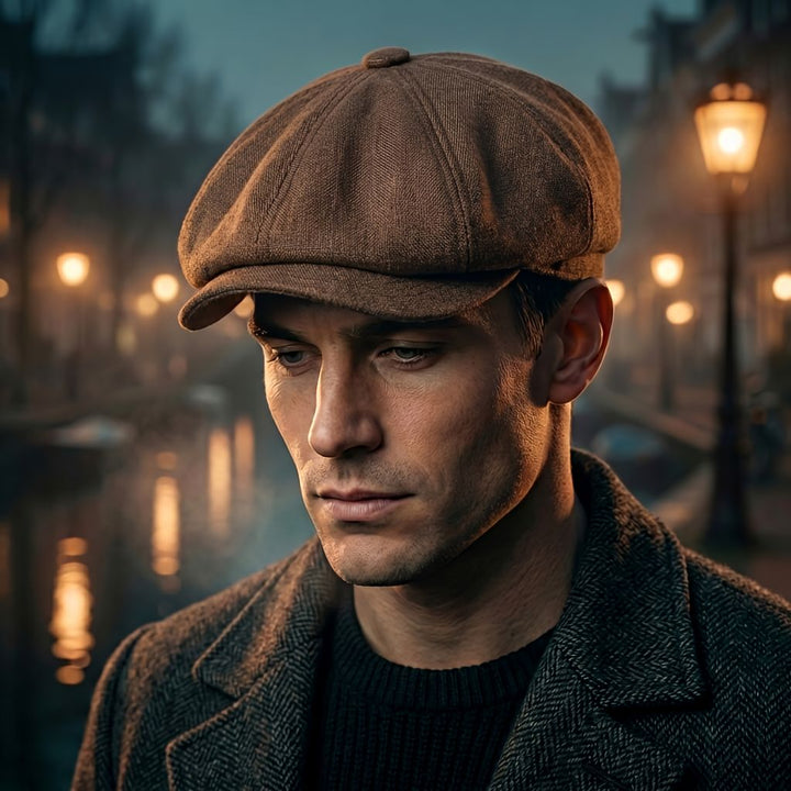 Shelby vintage flat cap | Klassieke newsboy pet in retro stijl
