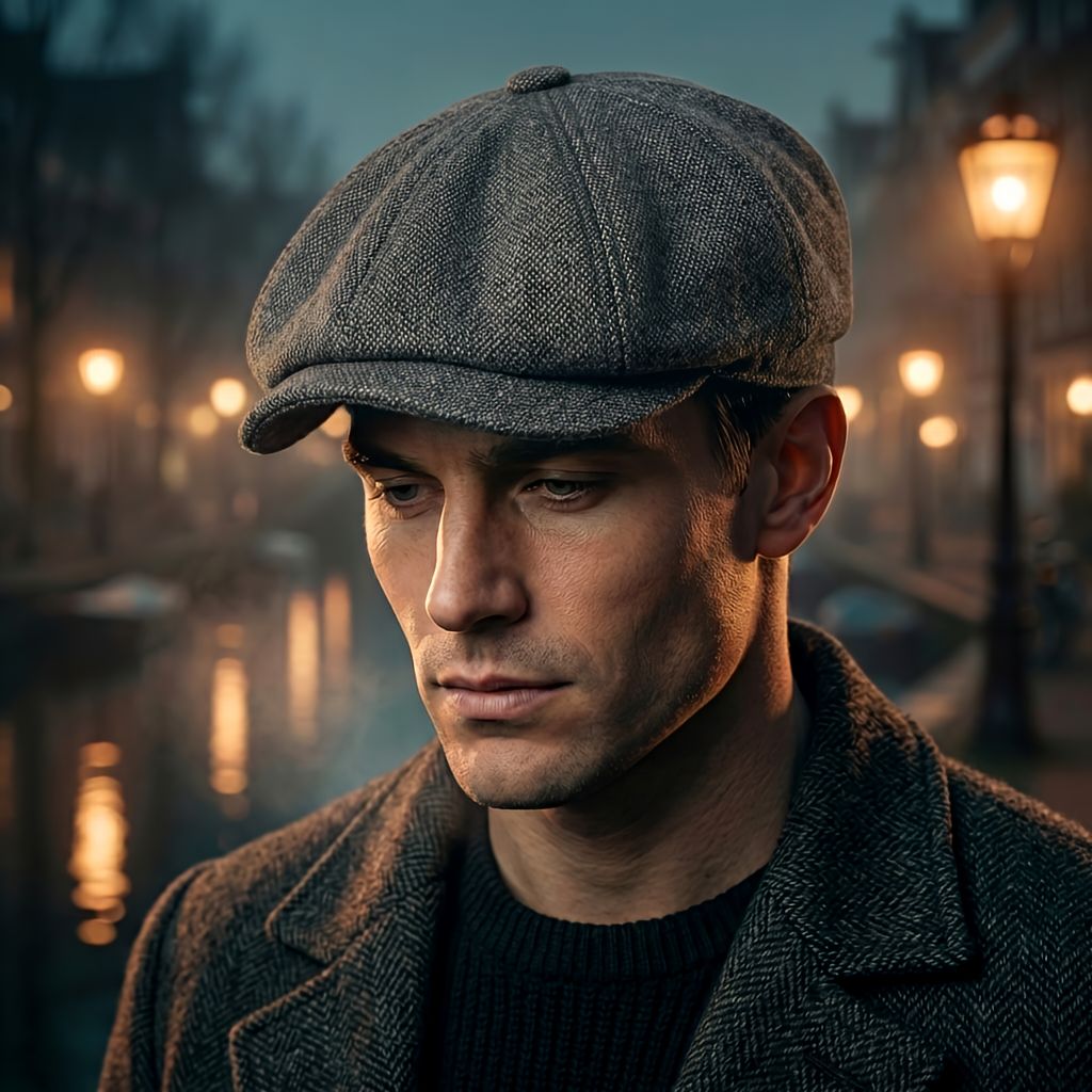 Shelby vintage flat cap | Klassieke newsboy pet in retro stijl