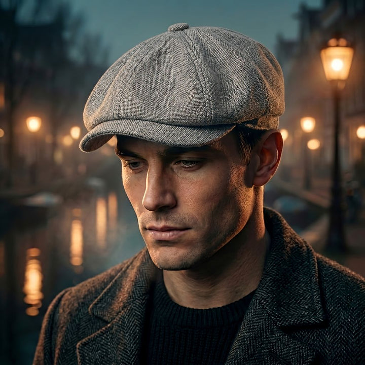Shelby vintage flat cap | Klassieke newsboy pet in retro stijl