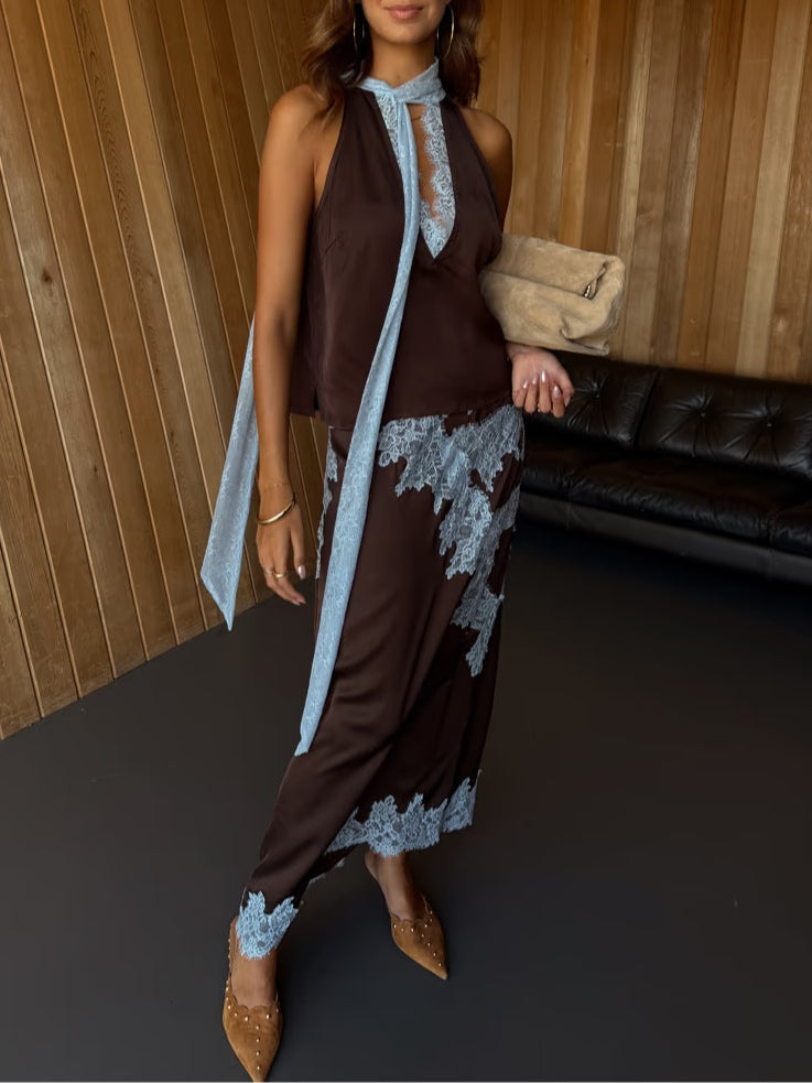 Katalina™ Kant Pak Set | Elegante Twee-Delige Set met Kant